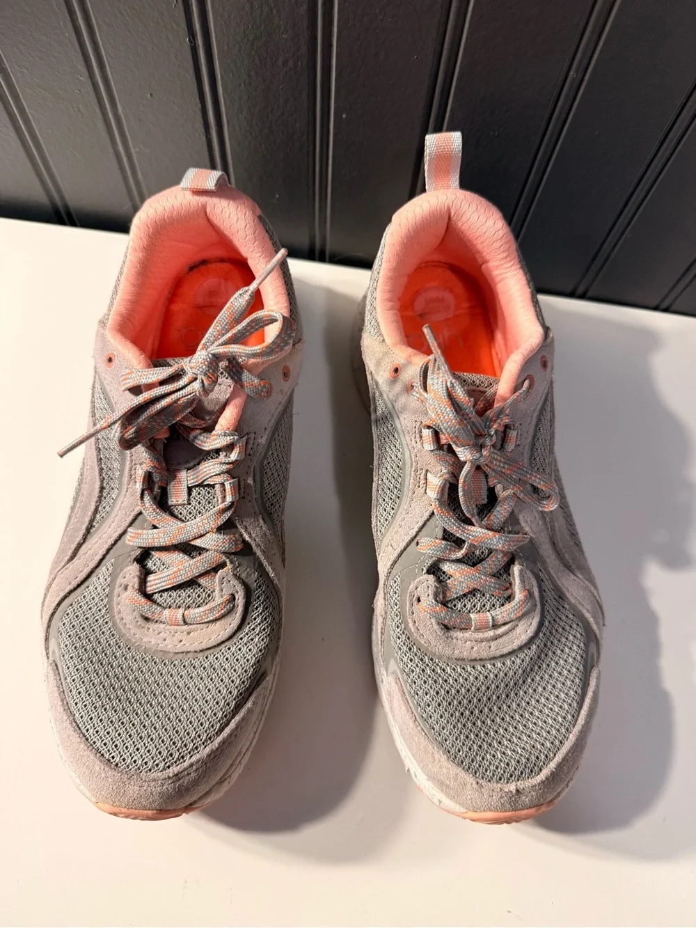 Ryka Women's Gray and Pink Athletic Sneakers